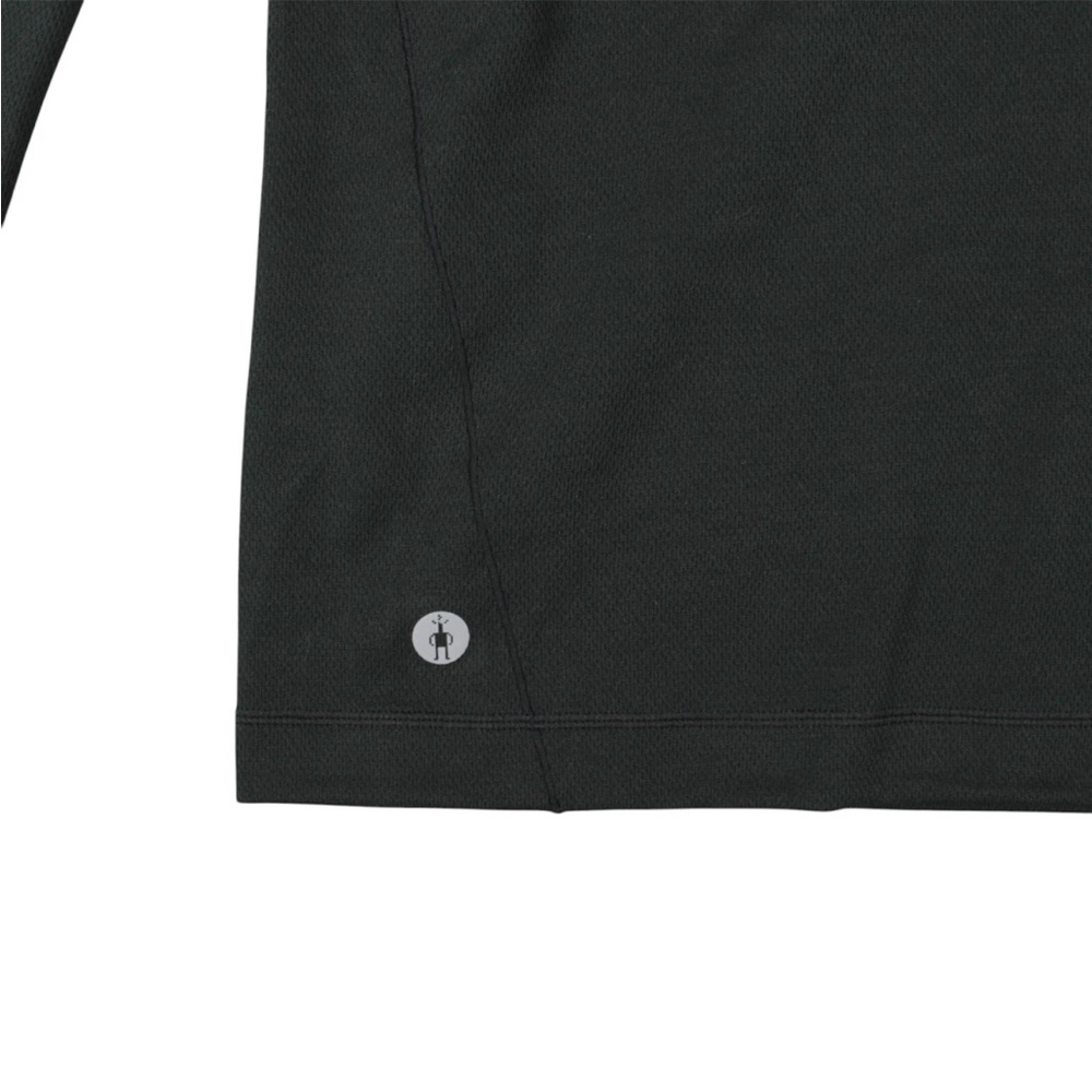 Smartwool Women Active Uptempo Quarter Zip Top Size L Black NWT Merino Wool - Picture 2 of 15